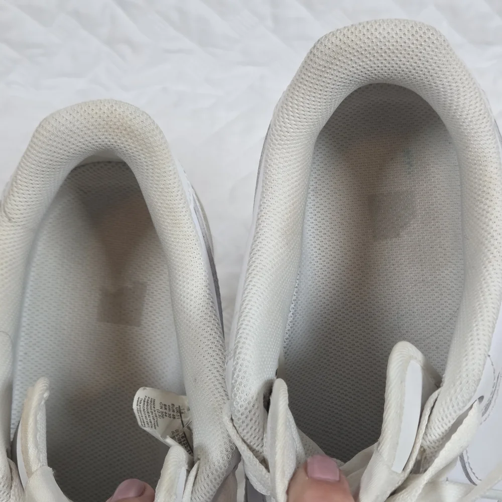 Nike Air Force 1 Low Sneakers In All White Color-way Size 12 Men’s